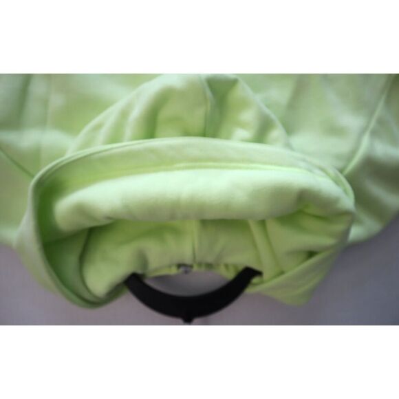 Athleta 473713062 Women Sz M Citron/Yellow Green Easy Fleece 1/2 Zip Hoodie - Picture 9 of 13